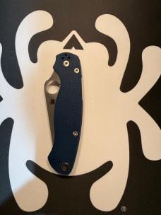 Spyderco Paramilitary 2 Compression Lock Knife Cobalt Blue G-10 (3.45" Satin)