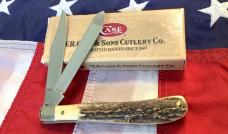 Case xx 1998 Slimline Trapper (Mdl# 52048 SS) w/ Super Stag Handles -NOS In orig box