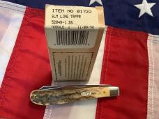 Case xx 1998 Slimline Trapper (Mdl# 52048 SS) w/ Super Stag Handles -NOS In orig box