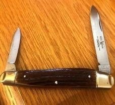 UNUSUAL SHEFFIELD TRAPPER RED STAG HANDLES