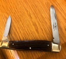UNUSUAL SHEFFIELD TRAPPER RED STAG HANDLES