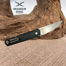 Boker Burnley Kwaiken Compact Automatic Knife Black (3" Stonewash) Pro-Tech