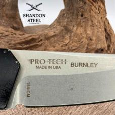 Boker Burnley Kwaiken Compact Automatic Knife Black (3" Stonewash) Pro-Tech