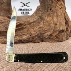 Marble's Quality Knives MR228 Lockback Folding Pocket Knife Checkered Handle(45)