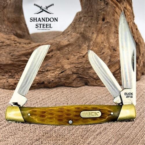 Buck 371 Stockman 2016 Traditional Folding Pocket Knife 3 Blade Jigged Bone (61) Buck 371 Stockman 2016 Traditional Folding Pocket Knife 3 Blade Jigged Bone (61)