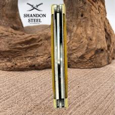 Buck 371 Stockman 2016 Traditional Folding Pocket Knife 3 Blade Jigged Bone (61)