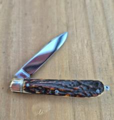 2 1/2" Custom Made Miniature Pocket Knife, Premium Stage