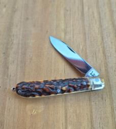 2 1/2" Custom Made Miniature Pocket Knife, Premium Stage