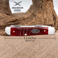 Case XX Knives Mini Trapper Gator Jig Old Red Bone 51541 Stainless Pocket Knife