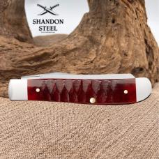 Case XX Knives Mini Trapper Gator Jig Old Red Bone 51541 Stainless Pocket Knife