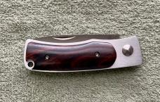 Fallkniven U1 Slipjoint Folder 3G Steel Cocobolo Handles W/Sheath Never Used