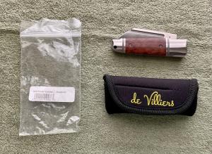 Andre De Villers ADV Pocket Butcher Knife Rosewood New
