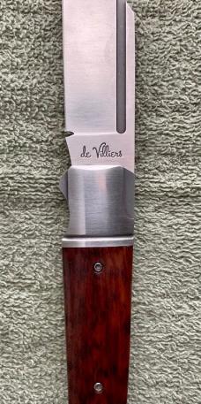 Andre De Villers ADV Pocket Butcher Knife Rosewood New