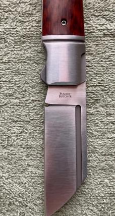 Andre De Villers ADV Pocket Butcher Knife Rosewood New