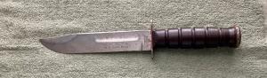 Camillus Commercial Mark 2 Knife USMC Presentation Etched Blade