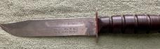 Camillus Commercial Mark 2 Knife USMC Presentation Etched Blade