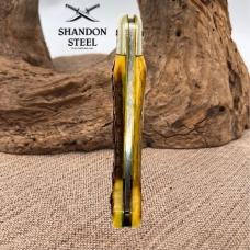 Stag Handle Lock Back Folding Traditional Single Blade Pocket Knife (69)