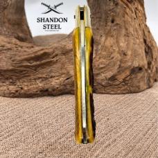 Stag Handle Lock Back Folding Traditional Single Blade Pocket Knife (69)