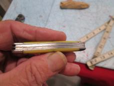 VTG ACCO Atlanta 2 Blade Pen Jack Knife Yellow