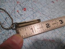 Tiny 1.5" Chain Single Blade Knife 