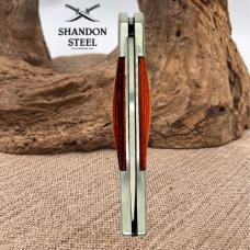 Pheasants Forever Lockback Clip Point Folding Pocket Knife Wood Handle NIB (108)
