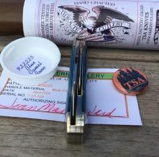 Great Eastern Cutlery 922225 Eureka Jack Smooth Blue Camel Gorgeous!