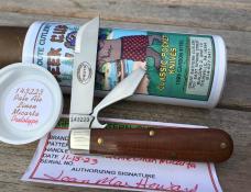 Great Eastern Cutlery 143223 Beer Cub Pale Ale Linen Micarta PROTOTYPE!