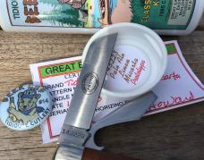 Great Eastern Cutlery 143223 Beer Cub Pale Ale Linen Micarta PROTOTYPE!
