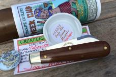 Great Eastern Cutlery 143223 Beer Cub Pale Ale Linen Micarta PROTOTYPE!