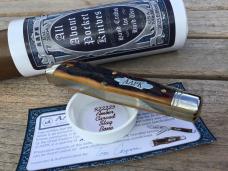 Great Eastern Cutlery 922225 Eureka Jack Carved Amber Stag Beautiful!