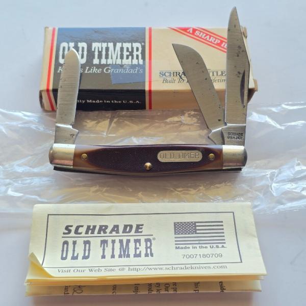 Vintage Schrade USA 34OT Middleman Old Timer Stockman Pocket Knife w/ Box Papers Vintage Schrade USA 34OT Middleman Old Timer Stockman Pocket Knife w/ Box Papers