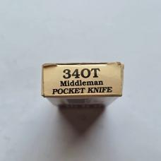 Vintage Schrade USA 34OT Middleman Old Timer Stockman Pocket Knife w/ Box Papers