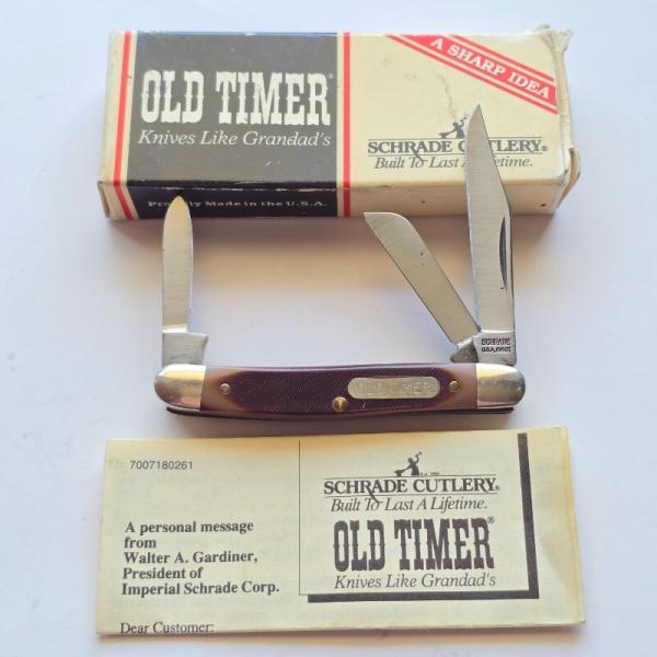 Vintage Schrade USA 108OT Junior Old Timer Stockman Pocket Knife MIB Box Papers Vintage Schrade USA 108OT Junior Old Timer Stockman Pocket Knife MIB Box Papers