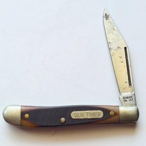 Vintage Schrade USA 12OT Pal Old Timer Pocket Knife Full Unsharpened Blade Slipjoint