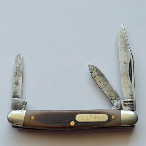 Vintage Schrade USA 108OT Junior Old Timer Stockman Pocket Knife 3-Blade User EDC