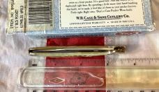 1 of 100! 1999 Case xx Copperlock (Mdl# 61749L SS) w/ Great Green Bone Handles +Abalone Shield -NOS