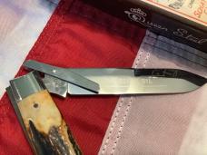 1995 Schatt & Morgan Swing Guard / Cheetah with Super Stag Handles -NOS