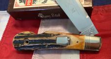 1995 Schatt & Morgan XL Cotton Sampler with Super Stag Slab Handles -NOS