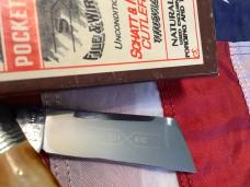 1995 Schatt & Morgan XL Cotton Sampler with Super Stag Slab Handles -NOS