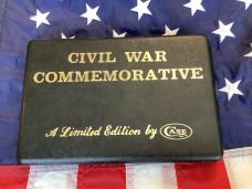 Case xx Civil War Lg Jack Knife Set w/ One in Grey and one in Blue Synthetic Handles -NOS
