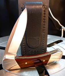 Buck USA 500 Script Lockback With Sheath - Pre Date Code