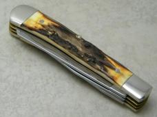 J.A. Henckels Germany (Boker) HK-29-S Stag 3 Blade Trapper Knife in Box