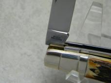 J.A. Henckels Germany (Boker) HK-24-S Stag 6 Blade Congress Knife in Box