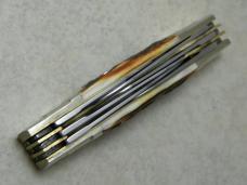 J.A. Henckels Germany (Boker) HK-24-S Stag 6 Blade Congress Knife in Box