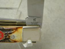 J.A. Henckels Germany (Boker) HK-5-S Stag 2 Blade Trapper Knife in Box