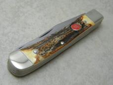 J.A. Henckels Germany (Boker) HK-5-S Stag 2 Blade Trapper Knife in Box