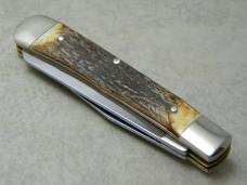 J.A. Henckels Germany (Boker) HK-5-S Stag 2 Blade Trapper Knife in Box