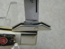 J.A. Henckels Germany (Boker) HK-23-S Stag Swing Guard Lockback Cheetah Style Knife in Box