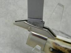 J.A. Henckels Germany (Boker) HK-23-S Stag Swing Guard Lockback Cheetah Style Knife in Box