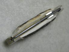 J.A. Henckels Germany (Boker) HK-23-S Stag Swing Guard Lockback Cheetah Style Knife in Box